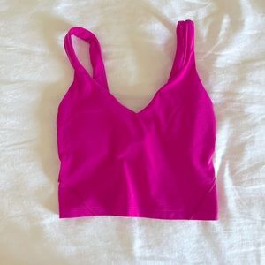 Sonic pink align tank from lululemon